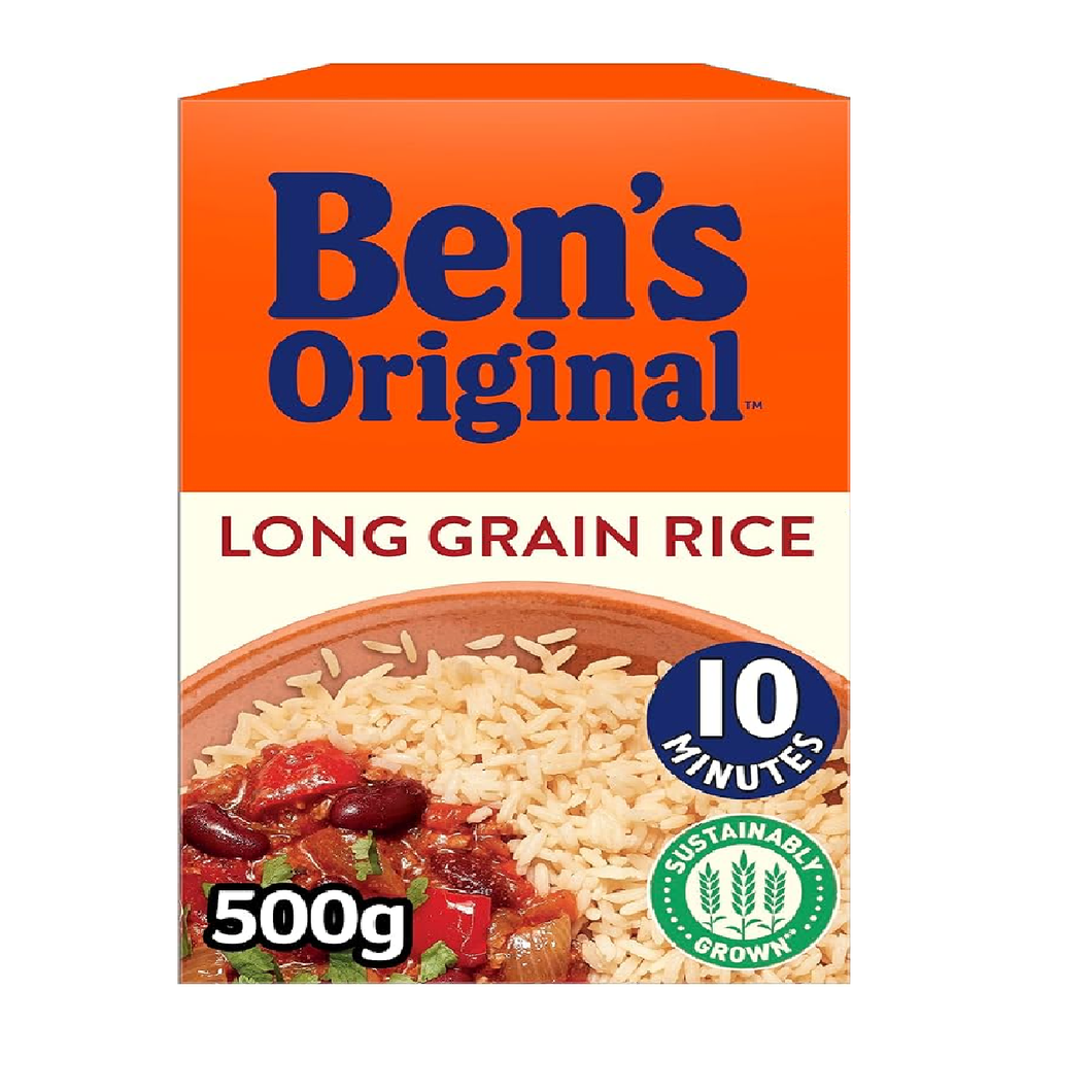 Ben's Original Long Grain Rice 500g Box