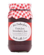 Load image into Gallery viewer, Mrs Darlingtons Jam Selection - Raspberry, Strawberry, Blackcurrant and Orange Marmalade
