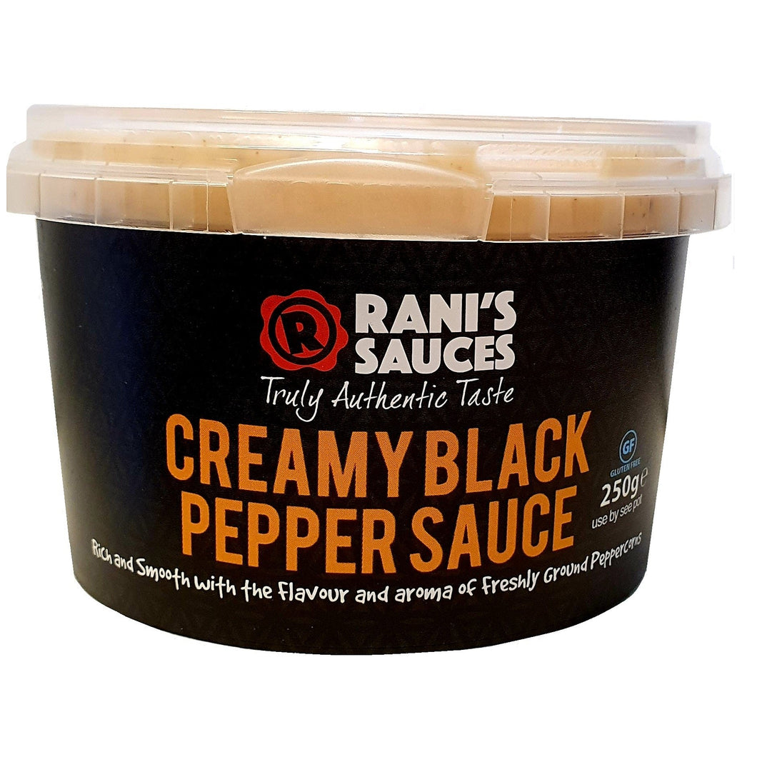 Rani's Sauces Creamy Black Pepper Sauce - 250g tub